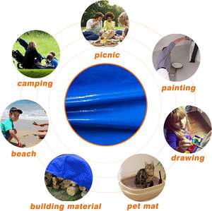 Bâches en PE 110gsm~180gsm, housses <span class=keywords><strong>de</strong></span> camion imperméables, feuilles non tissées enduites, <span class=keywords><strong>transport</strong></span> <span class=keywords><strong>de</strong></span> marchandises fiable, voitures - Product Image 6