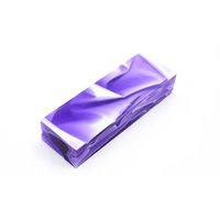 Bloc acrylique personnalisé à motif marbré tourbillonné, épaisseur 10 mm, couleur nacrée, matériaux pour la fabrication de manches de couteaux, artisanat de luxe fait main