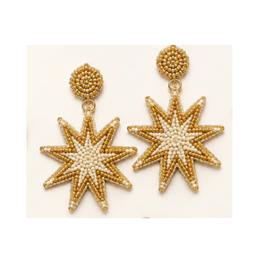 Longues boucles d'oreilles pendantes à perles pour femmes, bijoux tendance bohème, accessoires élégants pour fêtes et mariages - Product Image 5