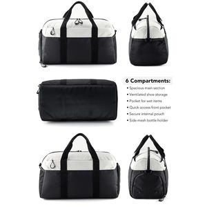 人気販売中 OEM/ODM 男女兼用 スポーツジムバッグ アウトドア 一泊旅行用 シューズ、衣類、ウェットバッグ付き - Product Image 2