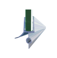 Bande d'étanchéité en caoutchouc plastique PVC/PC sur mesure pour porte de douche en verre, fabriquée par Neway Factory