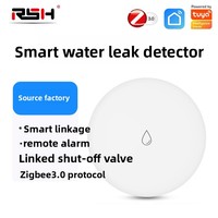 Nouveau capteur de fuite d'eau Tuya Wi-Fi contrôlé par application Android, détection de niveau sans fil, alarme sonore pour cuisine, salon, maison intelligente