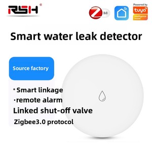 New Tuya Wi-Fi Android App <strong>Controlled</strong> <strong>PC</strong> Water Leak Sensor Wireless Level Detection Alarm Buzzer for Kitchen Living Smart Home - Product Image 5
