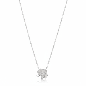 Minimalist <b>Elephant</b> Design Pendant, Wholesale Handmade Turkish Sterling Silver Pendant Handmade Fashionable and Elegant Jewelry - Product Image 2