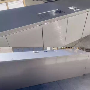 Table de bar pliable murale en acier inoxydable 304, surface brossée, petite taille, pour usage domestique et commercial - Product Image 2