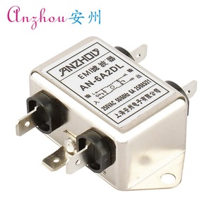 Filtro EMI Anzhou AN-6A2DL 250VAC 6A Tipo DC para Fuente de Alimentación - Product Image 1