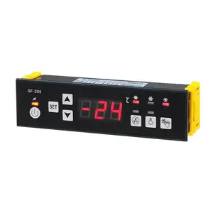 Termostato Digital LED para congelador comercial, SF-205, refrigeración, controlador de baja temperatura con descongelación