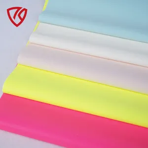 LX EN20471 all'ingrosso della fabbrica Hi visibilità materiale riflettente tessuto di colore fluorescente tessuto