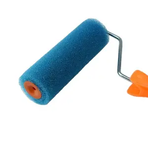 Texture Pea Type Foam Roller Brush Use For Oil Paint With Plastic Handle