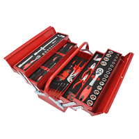 GATmatic Professional Juego de herramientas de acero inoxidable de 5 cajones 86 piezas de alta calidad Cr-V Workstation Tooling Hand-Power OEM