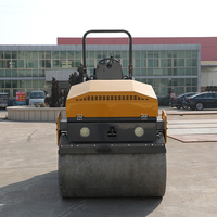 Rouleau compresseur routier mini flexible de haute qualité en acier avec cabine et moteur diesel pour rouleau compresseur