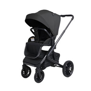 Poussette 3 en <span class=keywords><strong>1</strong></span> avec siège <span class=keywords><strong>auto</strong></span> et berceau, pliage à une main, métal, 4 roues - Product Image 3