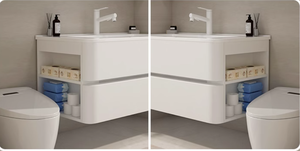 <span class=keywords><strong>อ่าง</strong></span>ล้างหน้าไม้อัดประหยัดพื้นที่เฟอร์นิเจอร์ห้องน้ำไม้สไตล์โมเดิร์น - Product Image 5