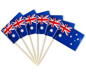 Australia Flag Australian Miniature Toothpick Flags Decorations Small Cupcake Toppers