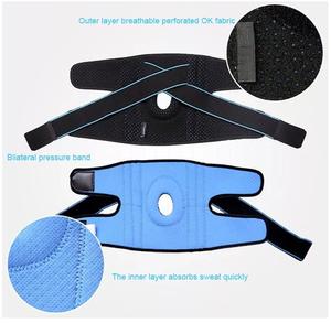 Football professionnel Fitness genouillères bande de pansement élastique avec ceinture rotule néoprène Sport sangle soutien protecteur - Product Image 5