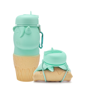 Bouteille d'eau pliable licorne pour enfants, Certification alimentaire sans BPA, <span class=keywords><strong>de</strong></span> qualité supérieure 1 pièce - Product Image 2