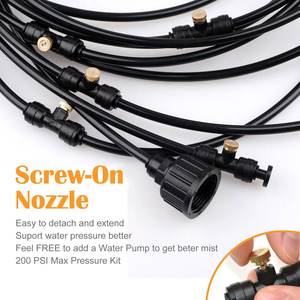 Système de micro-pulvérisation manuel 0-70L pour refroidissement extérieur, atomisation fine à alimentation hydraulique - Product Image 5