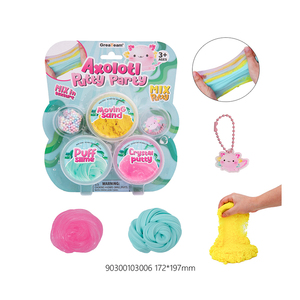 Wide Variety Axolotl Putty Party Three Type Putty in Pot Three Color Mix Very Beautiful Putty - Product Image 1