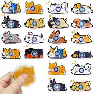 Adorables Spinners de Dedo con Temática Canina, con Diseños de Shiba Inu y Corgi, Lindos Mini Fidgets, Juguete Sensorial - Product Image 1