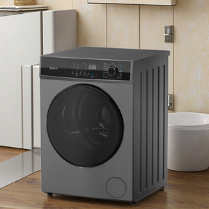 Appareil électroménager Lave-linge séchant à chargement frontal Noir - Product Image 1