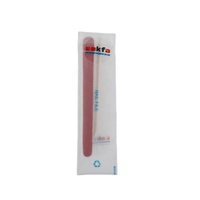 Fabricant de limes à ongles jetables mini portables rouges et blanches avec logo personnalisé, prix bas