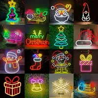 Bande lumineuse LED néon de Noël en gros, flexible, en silicone, étanche IP65, DC12V, dimmable, pour décoration extérieure de bar