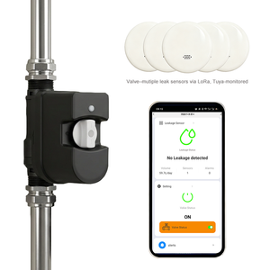 Mejor Válvula Solenoide Impermeable LD2602P-LB con Controlador <span class=keywords><strong>de</strong></span> Flujo, Sensor <span class=keywords><strong>de</strong></span> Fugas Inalámbrico Lora y Aplicación Remota para Seguridad Industrial y Doméstica del Agua - Product Image 3
