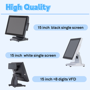 Sistema POS 15+9.7 Pollici, Registratore di Cassa Efficiente, Gestione Aziendale, Terminale POS Touch Screen Windows, Sistema POS All-in-One - Product Image 4