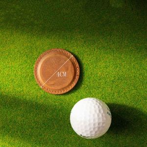 Marqueurs de balles de golf personnalisés, en cuir, gravure laser de haute qualité, plusieurs couleurs, cadeau idéal pour grand-père - Product Image 4