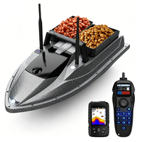 Bateau de pêche télécommandé V600 Pro Sonar Fish Finder avec GPS, pilote automatique, contrôle sans fil, détection de terrain de pêche à 500 m, bateau GPS