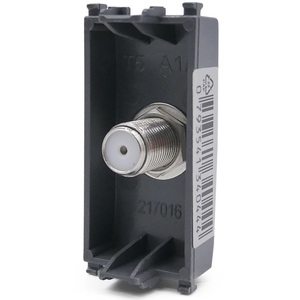 Enchufe de TV Satelital Hembra Gris Directo, Compatible con Vimar Arke - Product Image 2