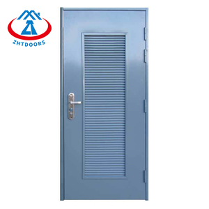 ZHTDOORS Manufacturer Customized Commercial Industrial Transformer Room Ventilation and Silencer Steel Louver <strong>Door</strong> - Product Image 2