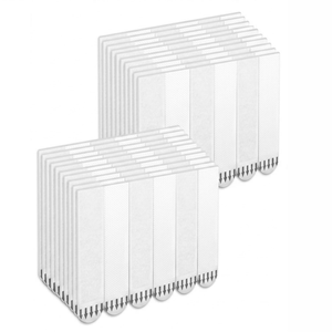Tiras Adhesivas para Colgar Cuadros, Resistentes, 12 Pares (24 Tiras), Cinta Adhesiva para Pósteres sin Daños, Tiras Adhesivas con Gancho y Bucle para Decoración de Paredes - Product Image 1