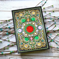 Couverture de peinture au diamant Carnet classique a5 Cahiers de sujets Agenda quotidien mensuel Carnet de croquis Carnets à couverture rigide