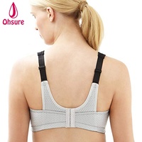 Nouvelle arrivée High Impact Glamourous Womens Double Couche Custom Summer Sports Bra Fitness