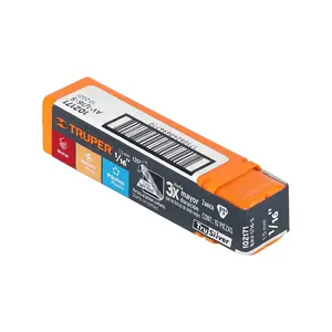 ดอกสว่าน HSS กล่อง 10 ชิ้น ขนาด 1/16 นิ้ว ตราทรูซิลเวอร์ สำหรับงานโลหะ ยี่ห้อ TRUPER - Product Image 2