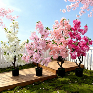Nouvelles fleurs artificielles design, faux cerisier <span class=keywords><strong>en</strong></span> fleurs, décoration de mariage et fournitures, cadeaux <span class=keywords><strong>pour</strong></span> la fête des mères, décorations <span class=keywords><strong>pour</strong></span> événements à domicile - Product Image 1