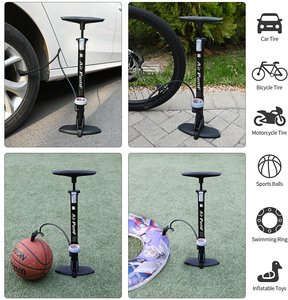 BAIMEI vente directe d'usine haute qualité pompe à vélo au sol alliage Fit Schrader Presta <span class=keywords><strong>Valve</strong></span> Types Portable pompe à Air accessoires de vélo - Product Image 5