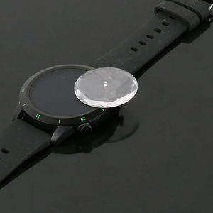 Cadran de montre transparent en saphir poli taillé sur plusieurs côtés - Product Image 1