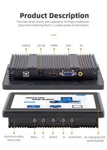 7 Inch Capacitive <b>Touch</b> <b>Screen</b> Embedded Ipc Panel Industrial <b>Computer</b> All in One PC - Product Image 5