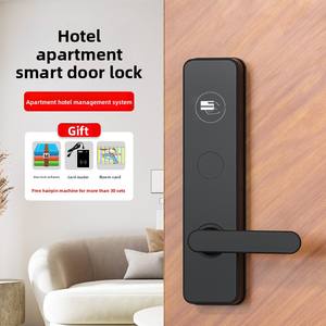 Serrure de porte d'hôtel, vente en gros d'usine, serrure électronique intelligente à induction, serrure magnétique pour porte en bois, serrure à carte magnétique pour hôtel - Product Image 4