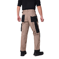 Pantalon de travail Rib Stop de haute qualité pour hommes avec patchs au genou en Corudura vêtements de travail et uniforme