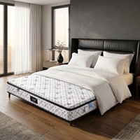 Matelas hybride Queen Size et King Size, matelas en mousse à mémoire de forme compressée Queen Size, matelas à ressorts ensachés en latex naturel Queen Size