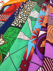 Nouvelle Arrivée 2026 Tissu Wax Africain Imprimé <span class=keywords><strong>pour</strong></span> la Confection de Robes, Pagnes, Coiffures et Jupes - Product Image 4