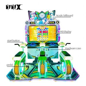 Machine de jeu d'arcade à pousser les pièces, simulateur de course de vélo, machine de jeu de rédemption de billets de prix sportifs, en promotion - Product Image 6