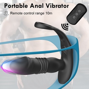 Massaggiatore Prostatico e <span class=keywords><strong>Vibratore</strong></span> Anale per Punto G a 10 Velocità, Ricaricabile Tramite USB <span class=keywords><strong>con</strong></span> <span class=keywords><strong>Telecomando</strong></span> e Controllo via App - Product Image 3