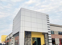 Panel ACM Ignífugo para la Renovación de Paredes Exteriores Contemporáneas de Casas, Apartamentos, Villas, Oficinas, Fábricas, Tiendas, Estudios