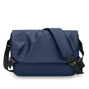 Waterproof Breathable <b>Crossbody</b> <b>Bag</b> Flap Minimalist Design <b>Large</b> Capacity Stylish Sports <b>Bag</b> Lid Casual Students Men Street - Product Image 1