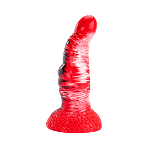 Dildo in Silicone Rosso Fatto a Mano per Donne, Giocattoli Sensuali per Adulti Realizzati con Silicone Liquido Sicuro per il Corpo - Product Image 2