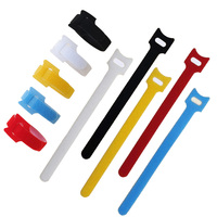 Kit de gestion de câbles auto-adhésif en forme de T, 50 pièces, 12*150 mm, couleurs mélangées, qualité supérieure, écologique, 2025